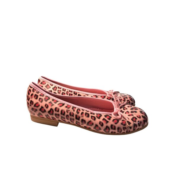 Rachel Shoes big Girls Size 3 Leopard Print Ballet Flats shoes - Picture 5 of 8